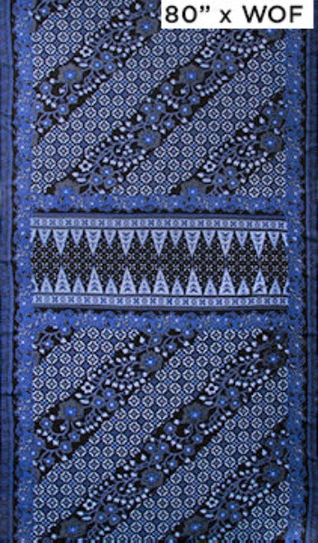 Soft Touch Rayon Batiks 82120-45 Royal Blue