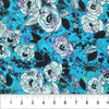 Soft Touch Rayon Batiks Blue Floral 82121-62