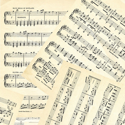 Art Journal Music Parchment # C13040R-PARCHMENT