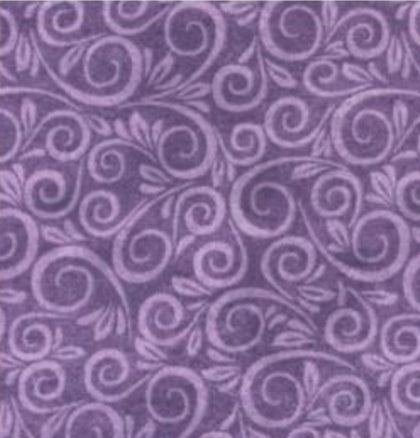 Mooks Swirl Purple Flannel 108