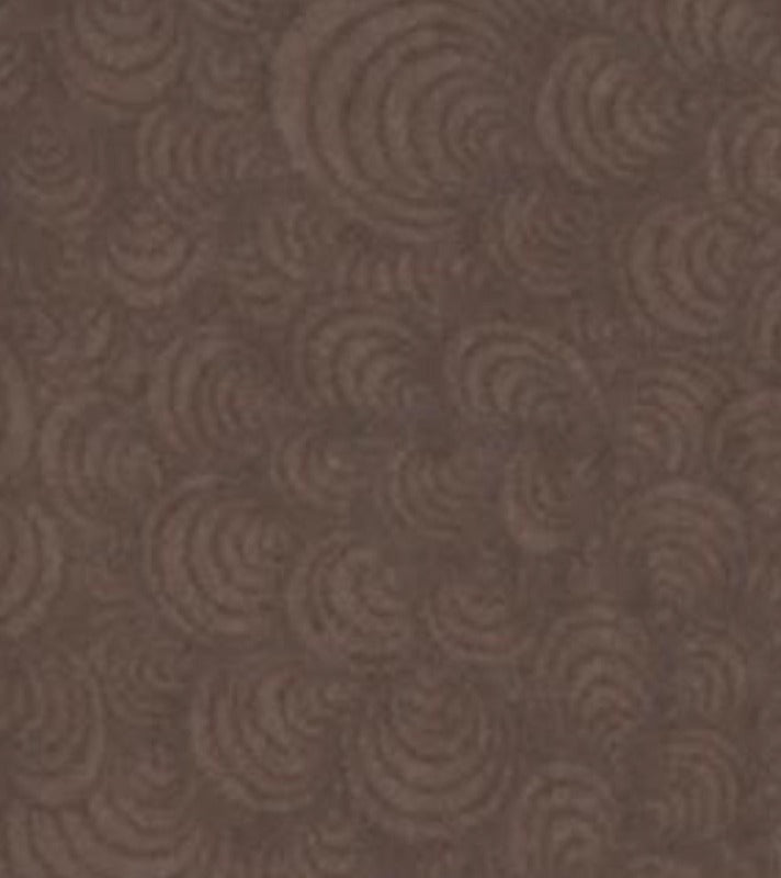 Mooks Swirly Chocolate Flannel 108in Wide Back 109177