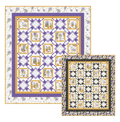 Lavender Market - PTN2864-10 Lavender Frames Pattern