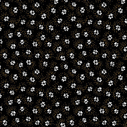 Kindred Canines Black Metallic Paw Prints # Y3711-3M